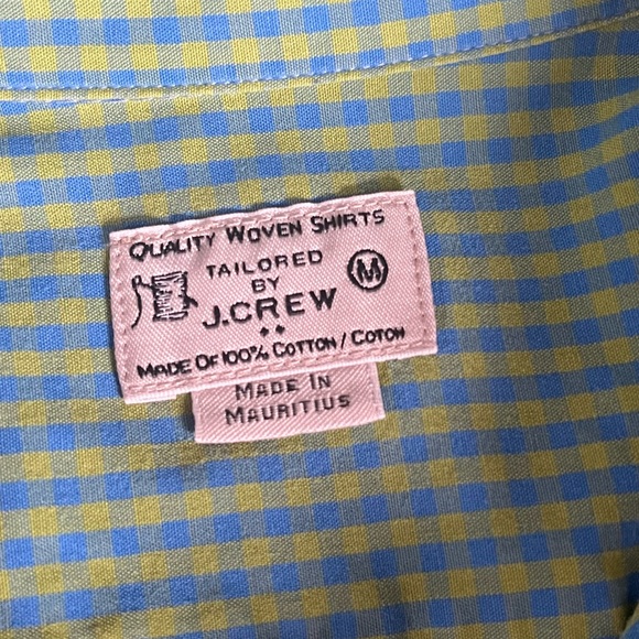 J. Crew long-sleeve button down- Blue/Green Check 🟢🔵 - Picture 4 of 4
